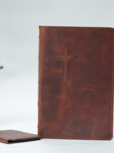 Pachet Biblie piele Toscana și Portofel